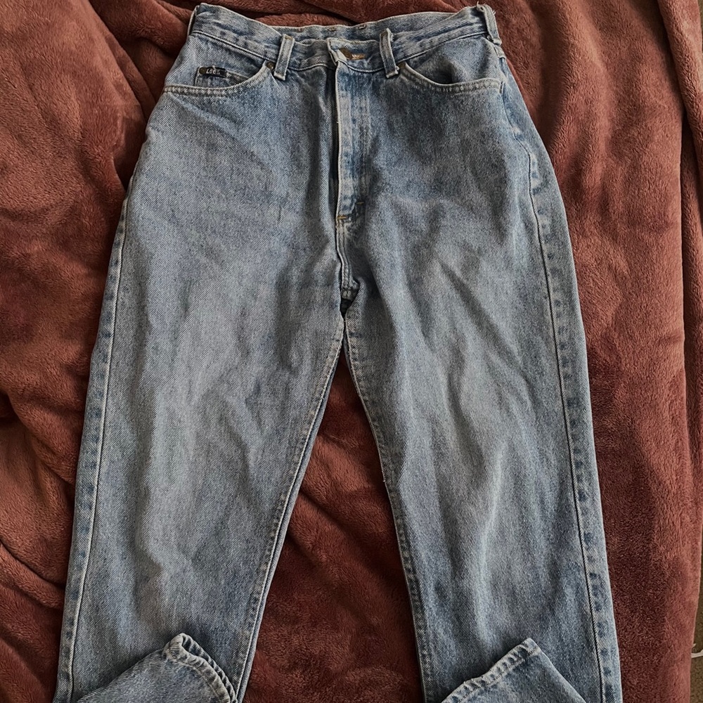 Vintage 80s Lee High Rise Tapered Mom Jeans